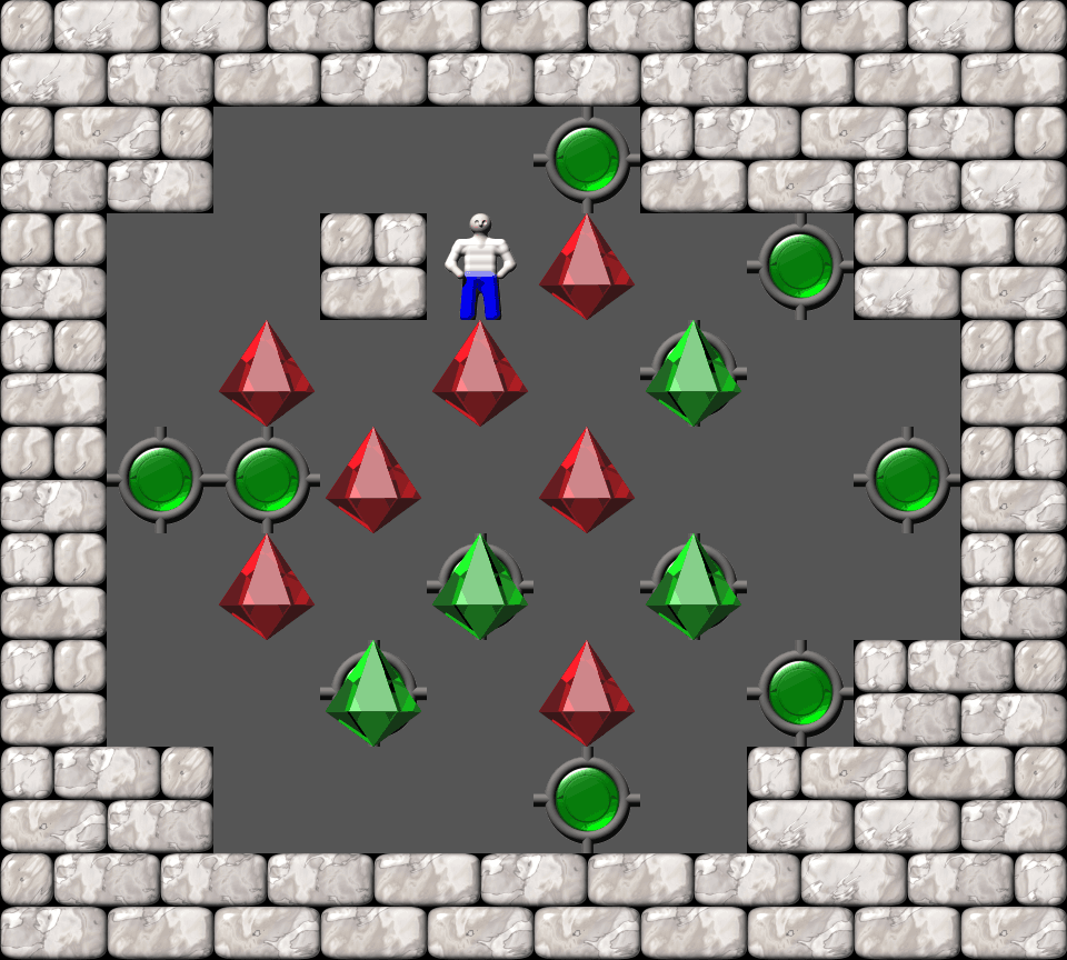 Сокобан More Bugs collections уровень 129